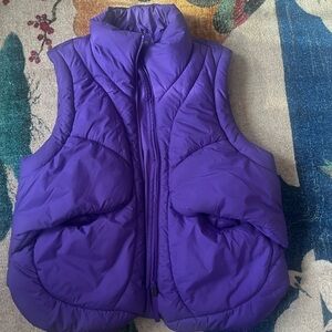 H&M Vibrant Purple Quilted Vest